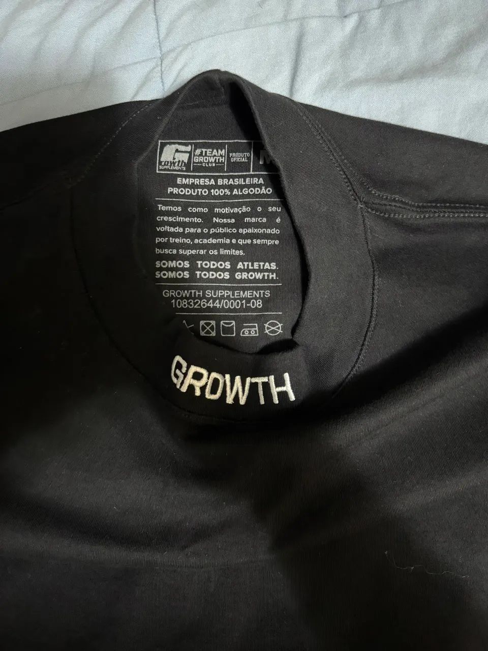 Camiseta Oversized Preta Growth NOVA - Foto 2