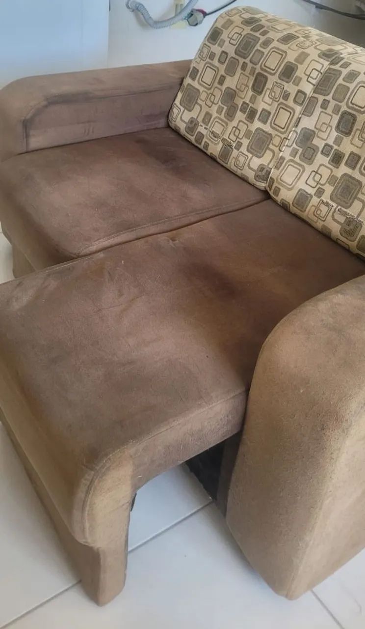 Sofá retratil dois  lugares - Foto 2