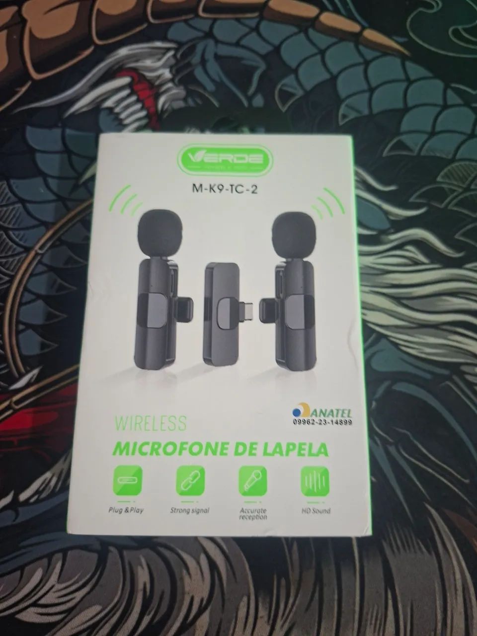 MICROFONE DE LAPELA M-K9-TC-2