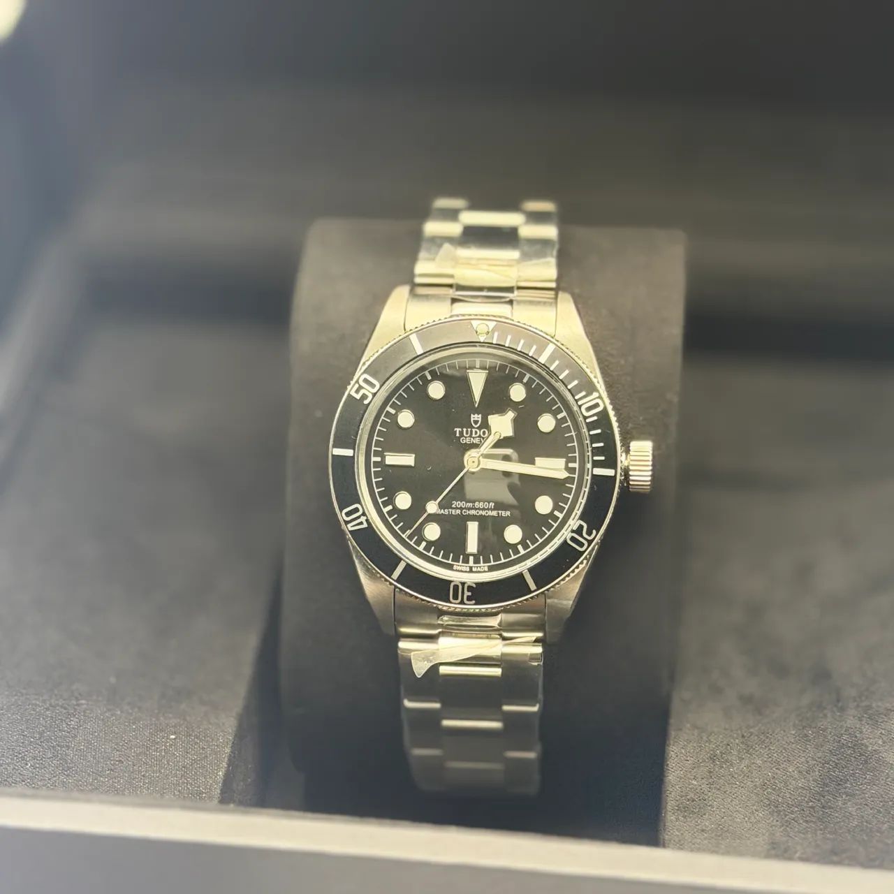 Tudor Black Bay Preto 41mm Automático Premium AAA+ Safira - Foto 4