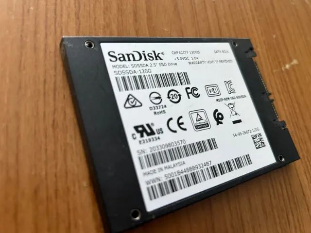 SSD SANDISK 120GB - Foto 2