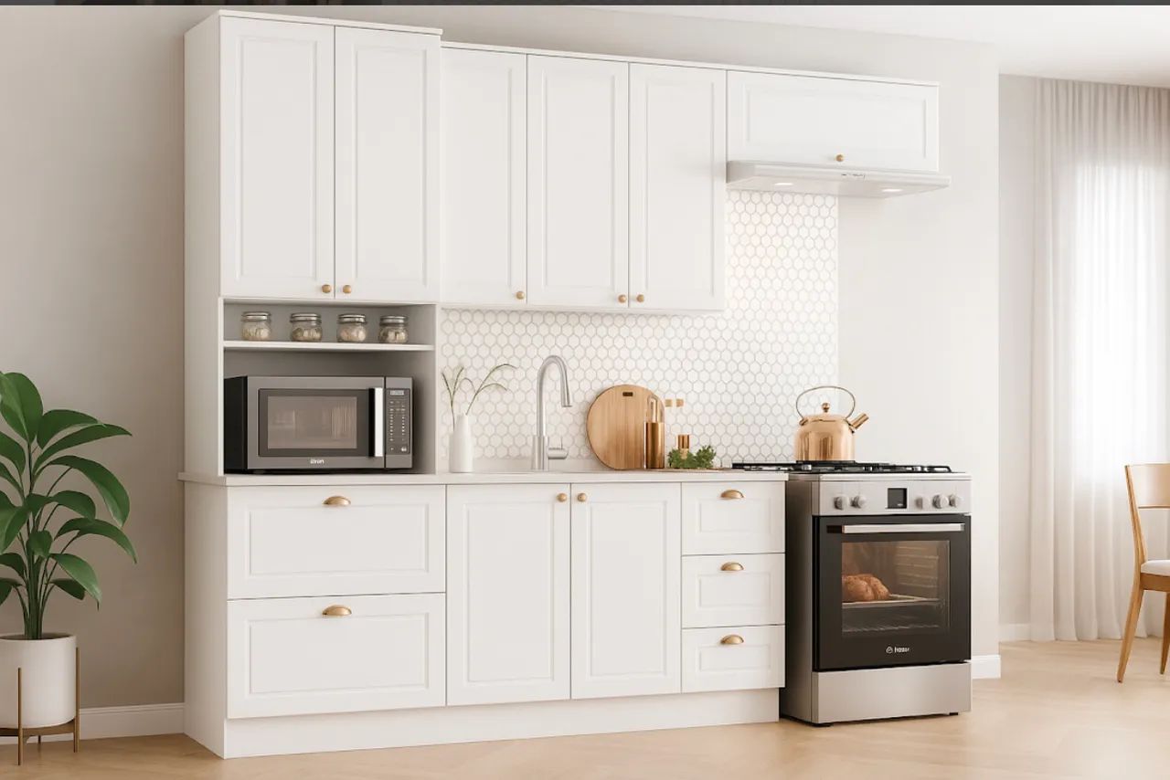 Conjunto de Cozinha Modular Charm MDF