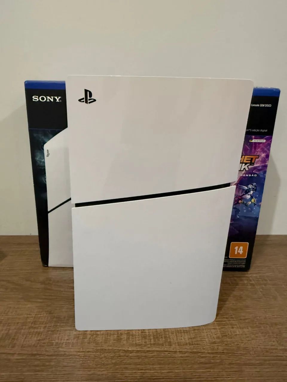 Ps5 slim com 3 jogos e nota  - Foto 2
