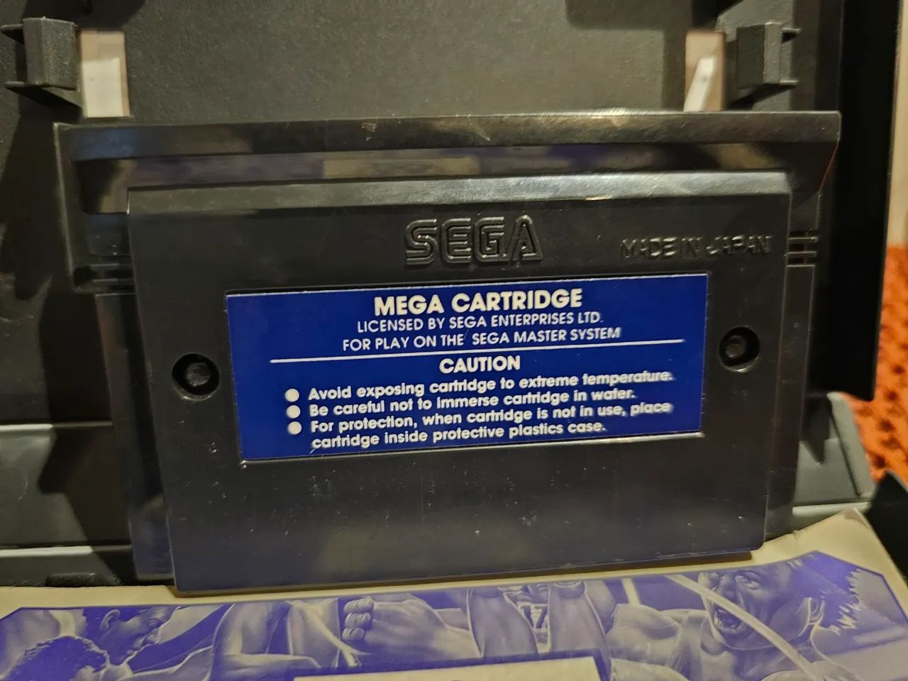 Olympic Gold - Sega Master System (label branca, europeu, detalhe