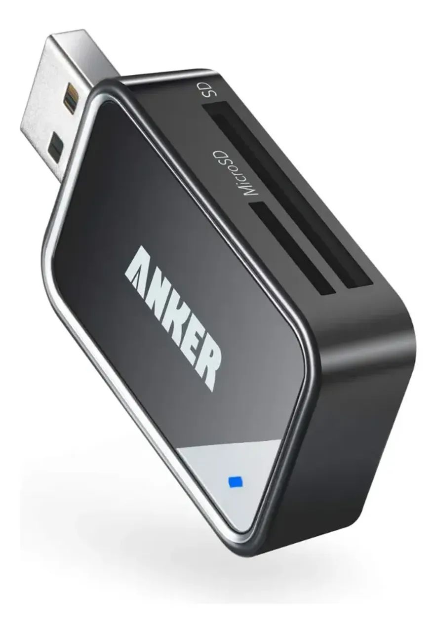 Leitor De Cartão Sd Anker 2 Em 1 Usb 3.0 Sdxc Sdhc Sd Mmc - Foto 5