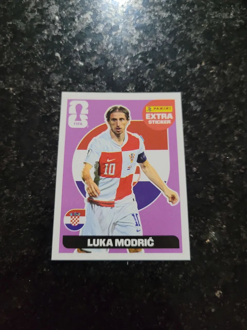 Figurinha Extra Legend Copa 2026 - LUKA MODRIC (Roxa/Lilas) ORIGINAL - Foto 3