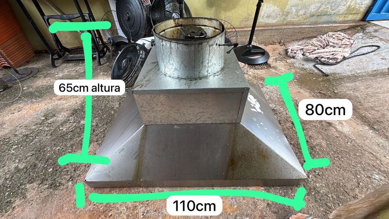 Duas Coifas inox com motor  - Foto 4