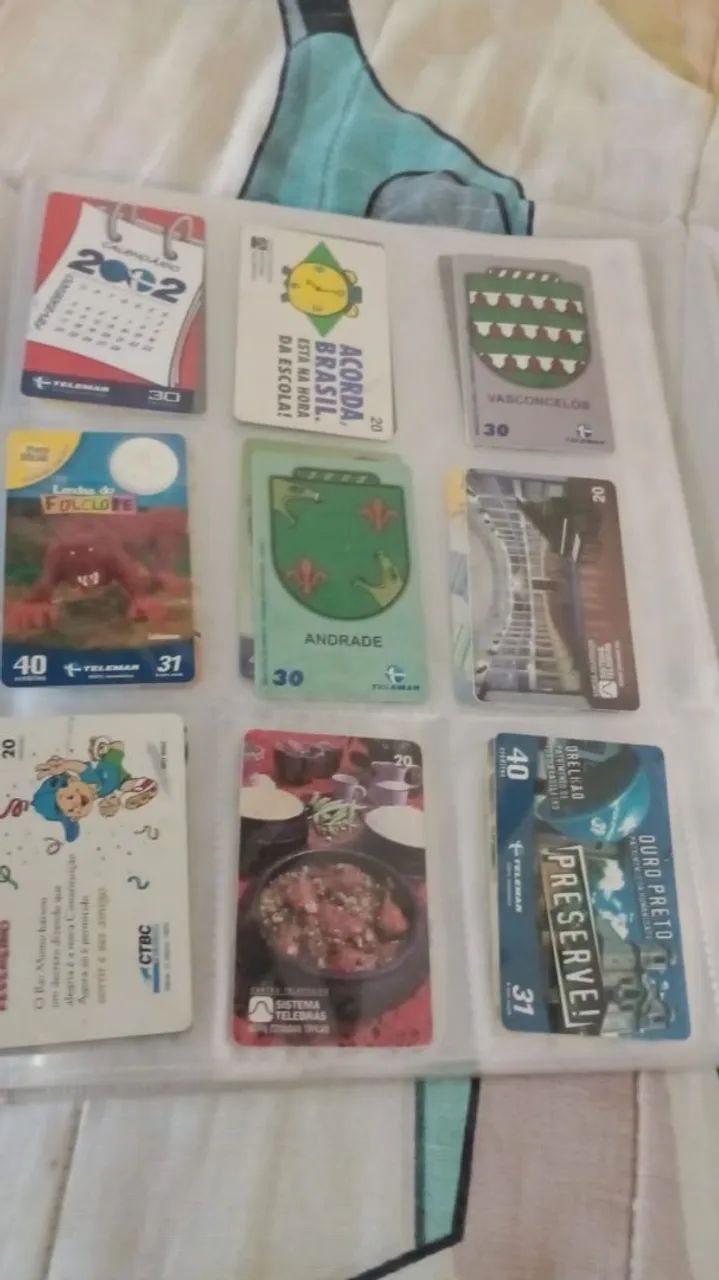 Cartão de telefone antigo  - Foto 2
