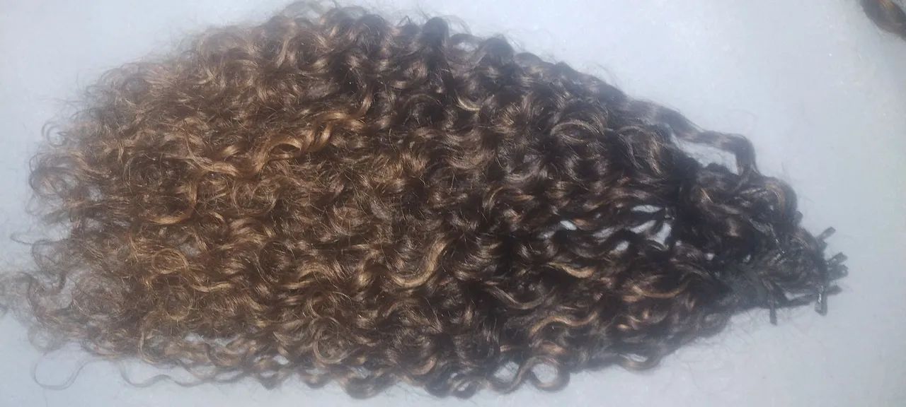 Cabelo mega hair preparado pra micro link - Foto 2