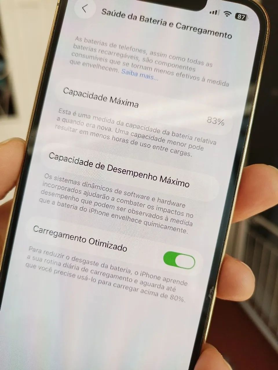 IPhone 13 pro 128gb Dourado - Foto 3
