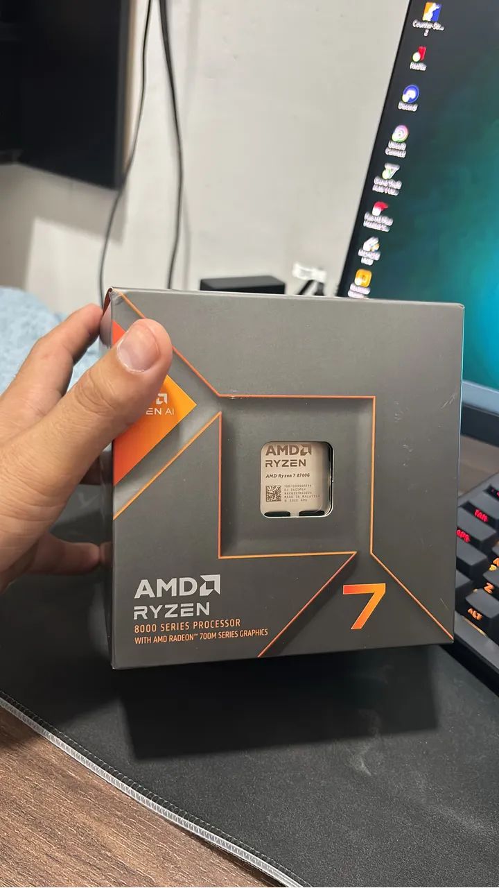 Processador AMD RYZEN 7 8700G AM5 NOVO
