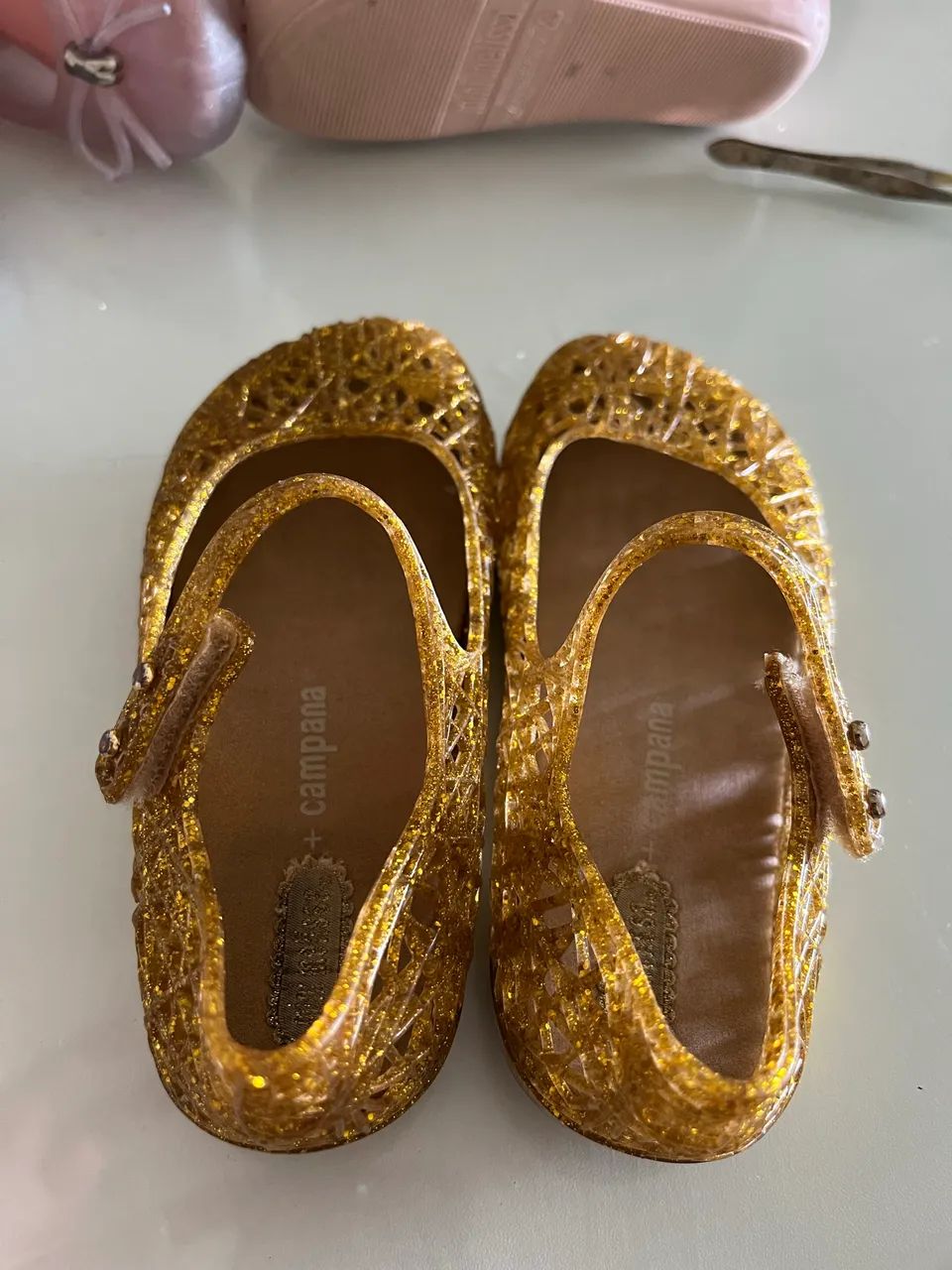 Mini Melissa Campana Dourada - Foto 4