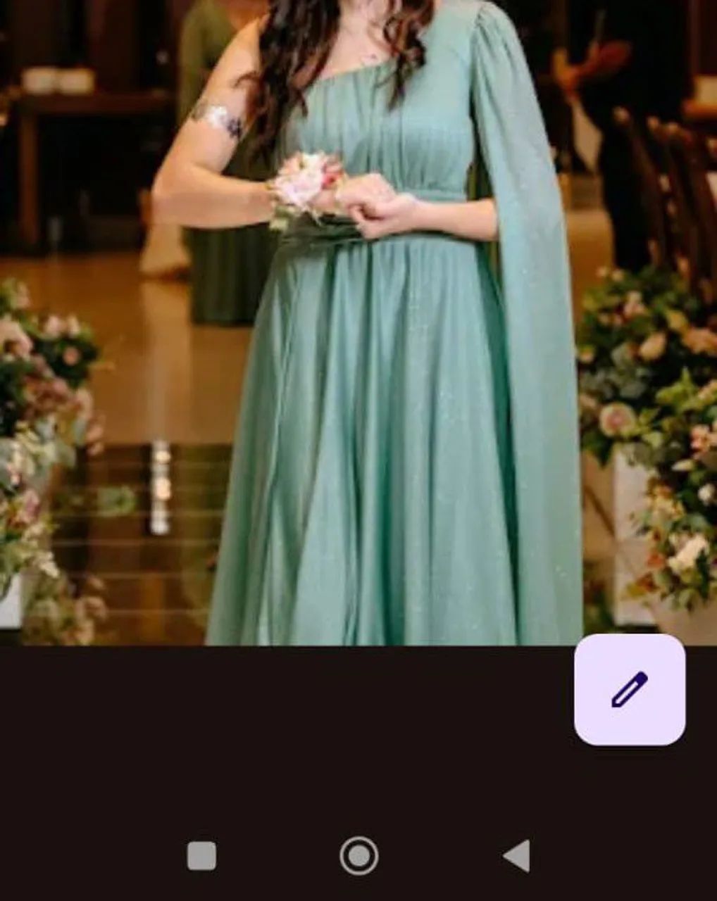 Vestido verde menta - Foto 3