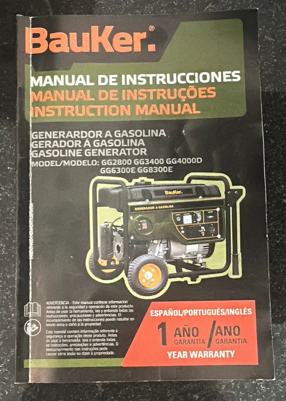 Gerador Bauker GG6300E 6000W - Foto 4