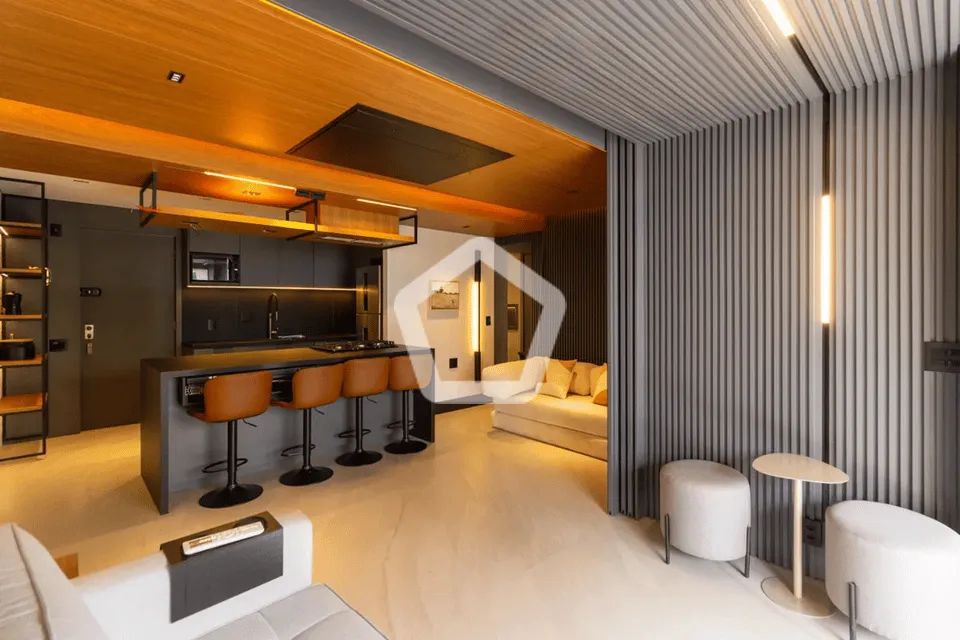 Apartamento charmoso em Alameda Lorena com 1 quarto e 1 banheiro