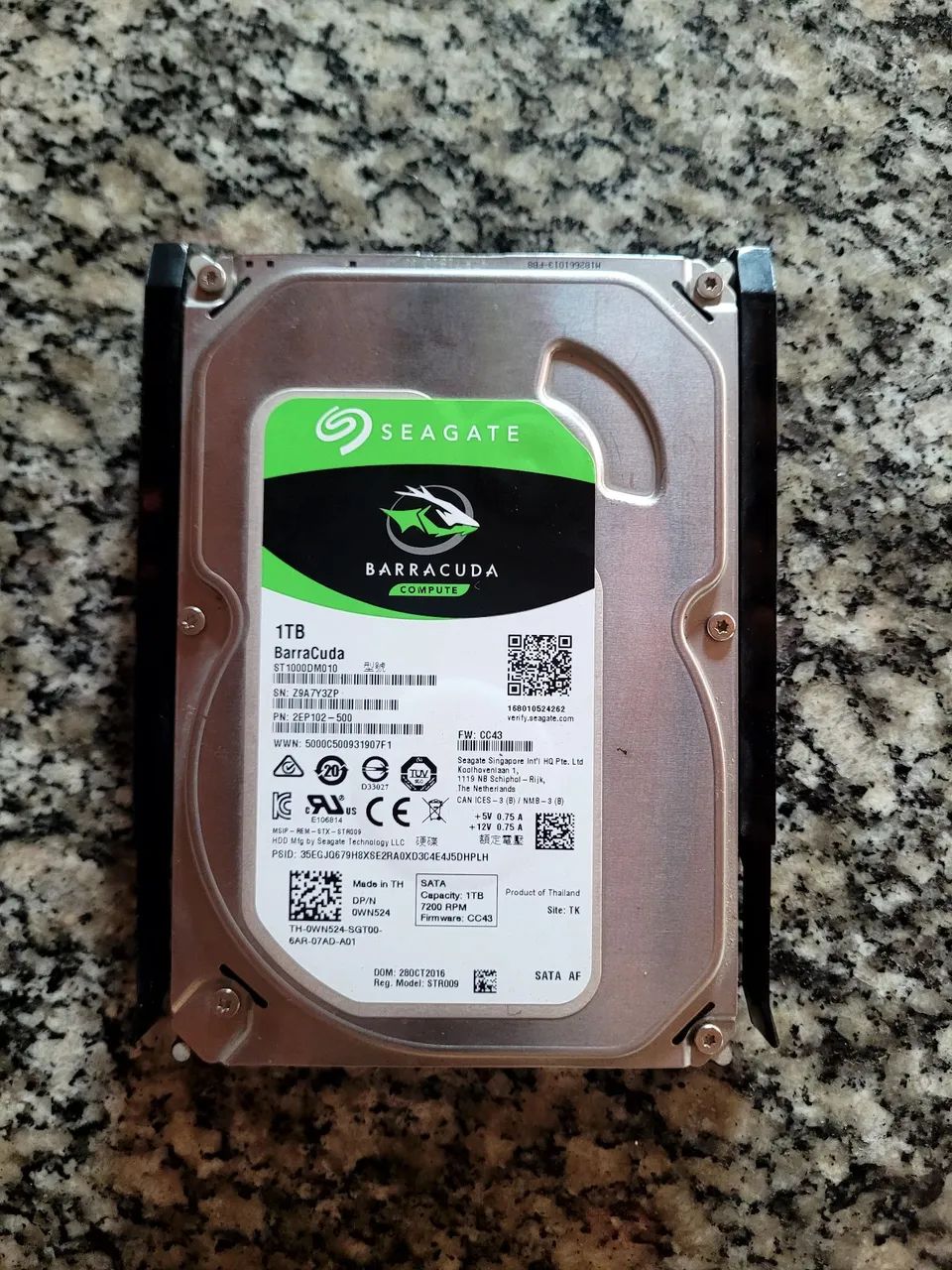 HD seagate 1TB Barracuda