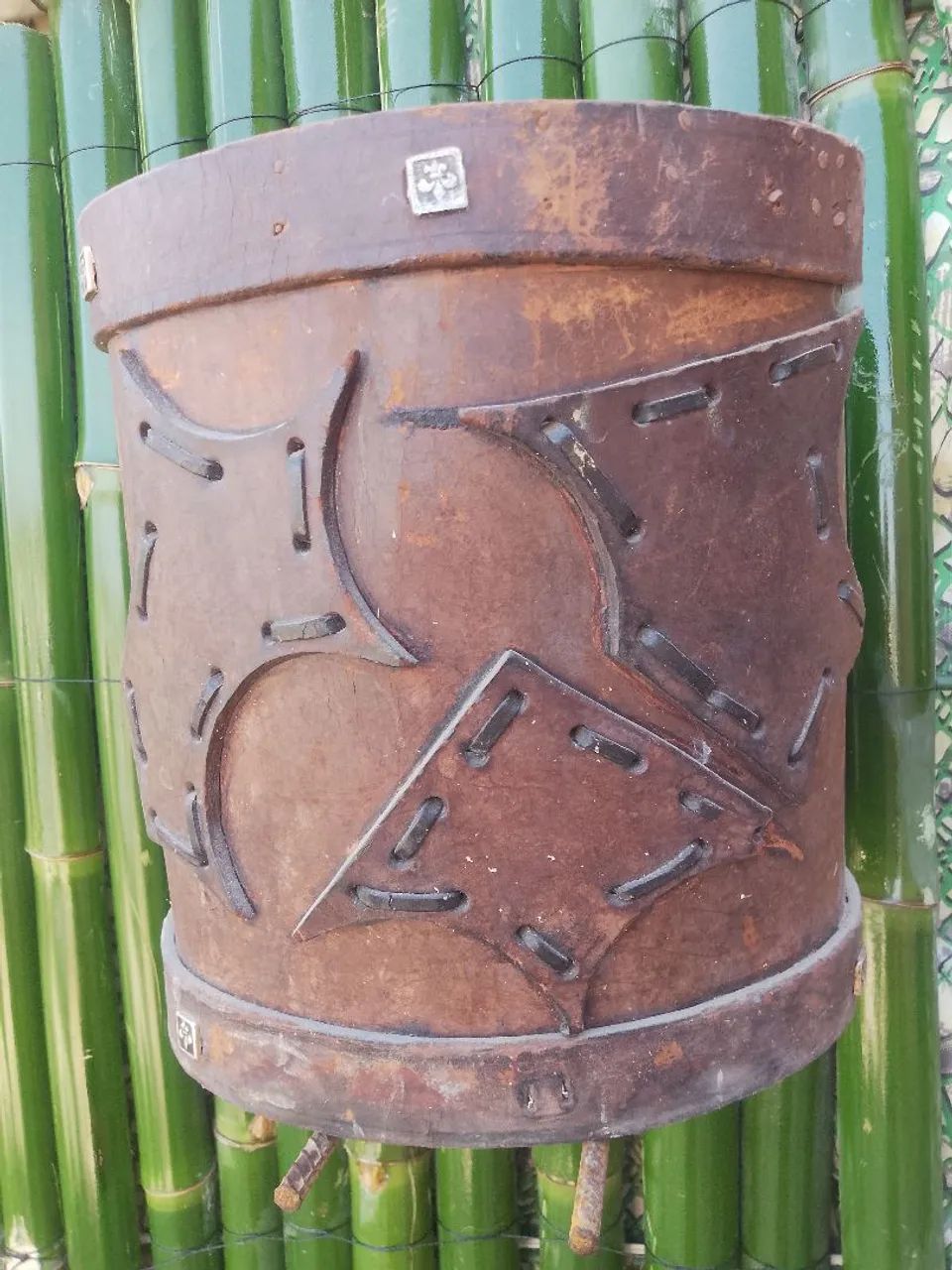 Balde de couro antigo Grécia antiga 