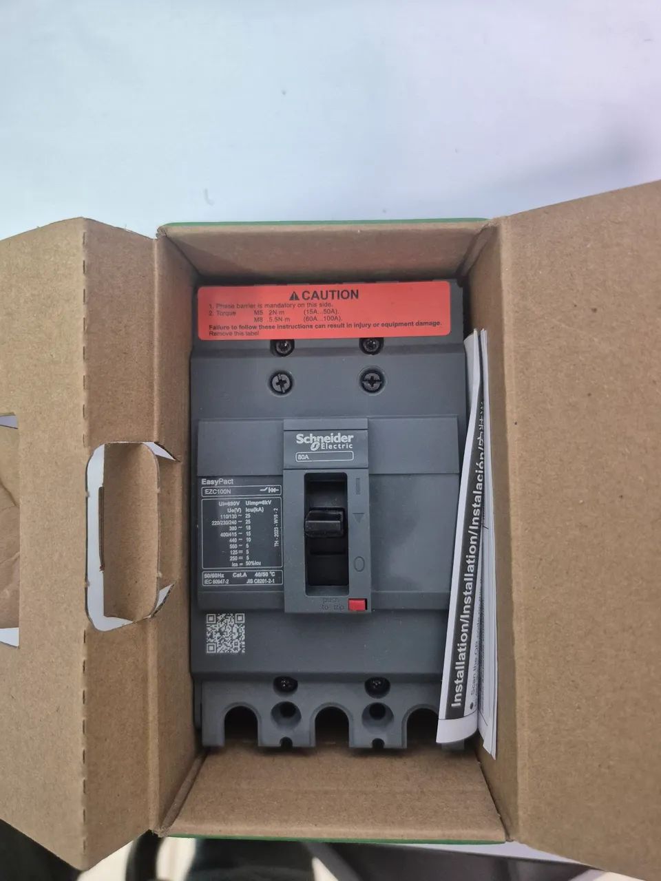 Disjuntor tripular EZC 100 N 3080 Schneider - Foto 2