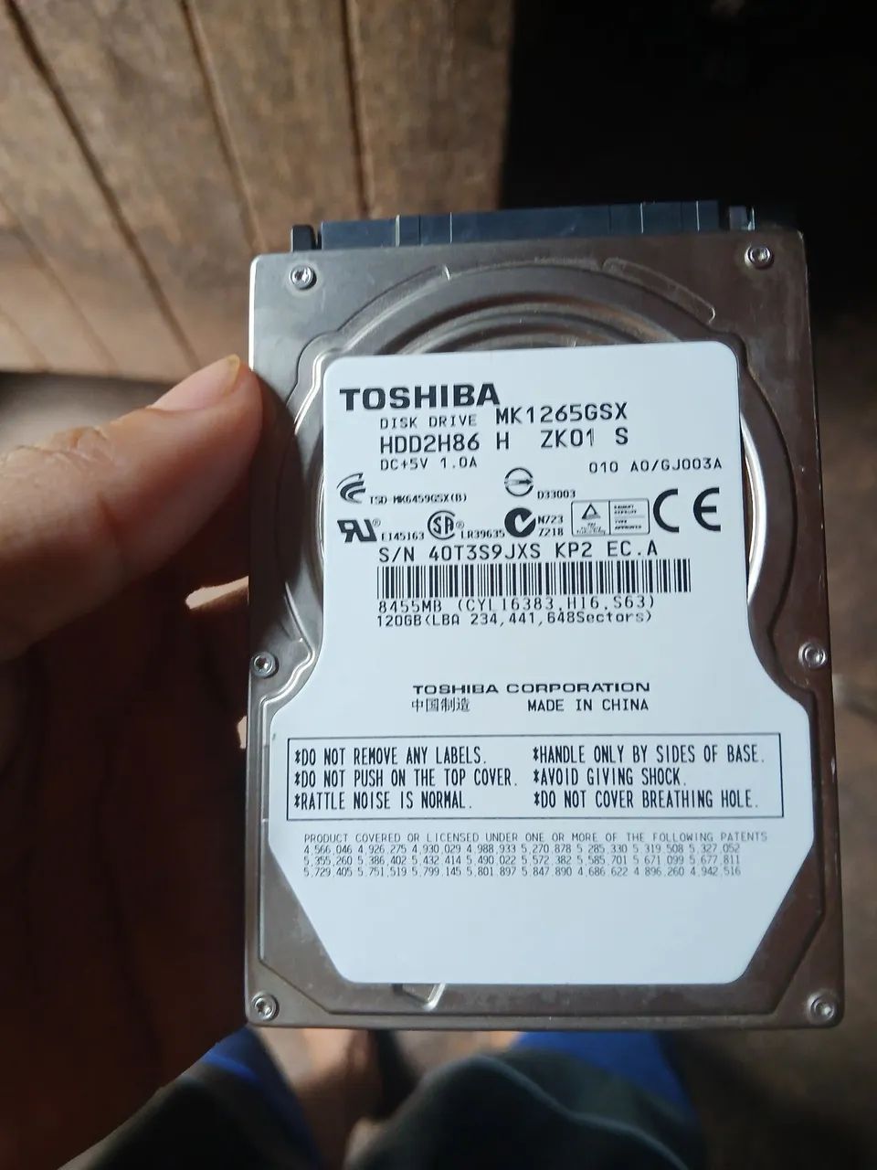 Hd de 120Gb para ps3 ps4 e notebook428513440511436805