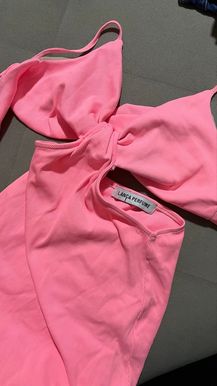 Vestido Lança Perfume Rosa - Foto 2
