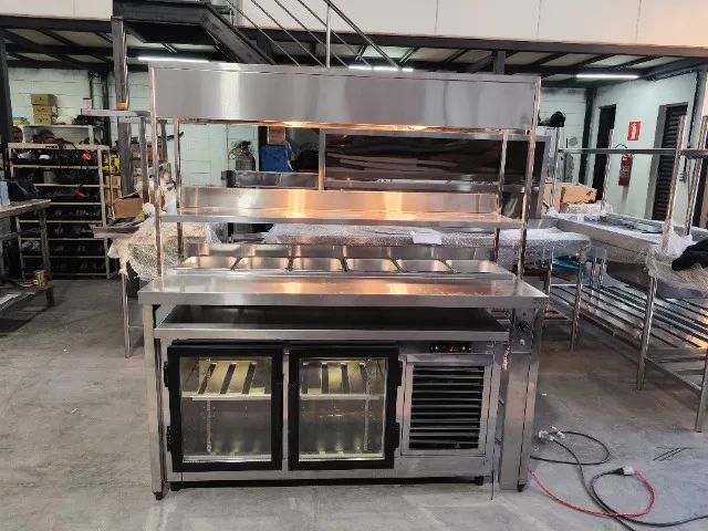 Balcão Refrigerado com Condimentadora 1500x650x900