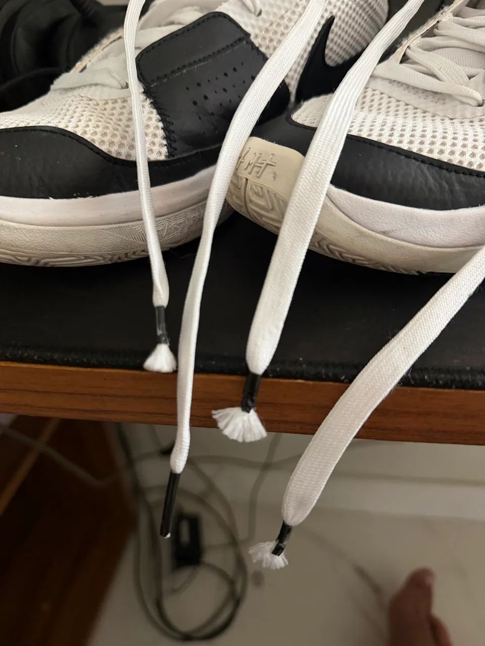 tenis ja 1 white black tenis basquete - Foto 2