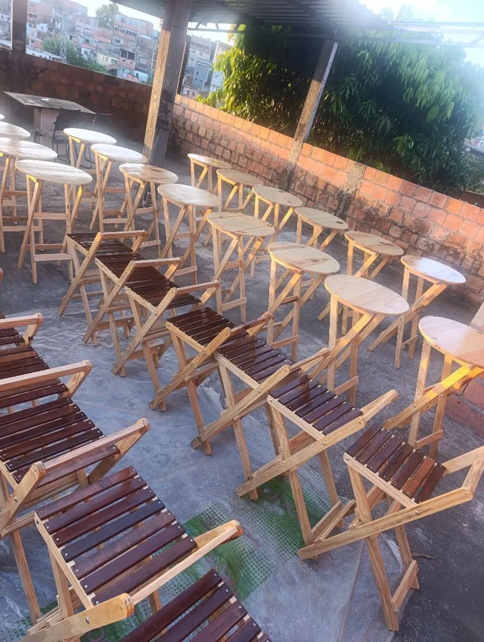Mesa e banquetas (somos fabricante) - Foto 3