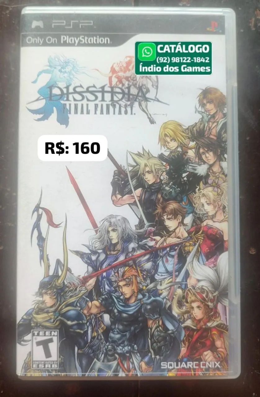 Dissidia Final Fantasy = R$: 160