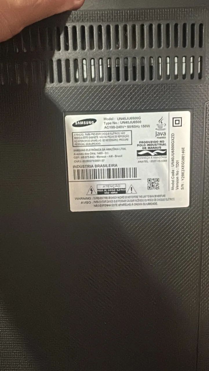 Vendo tv Samsung smart 40 polegadas  - Foto 2