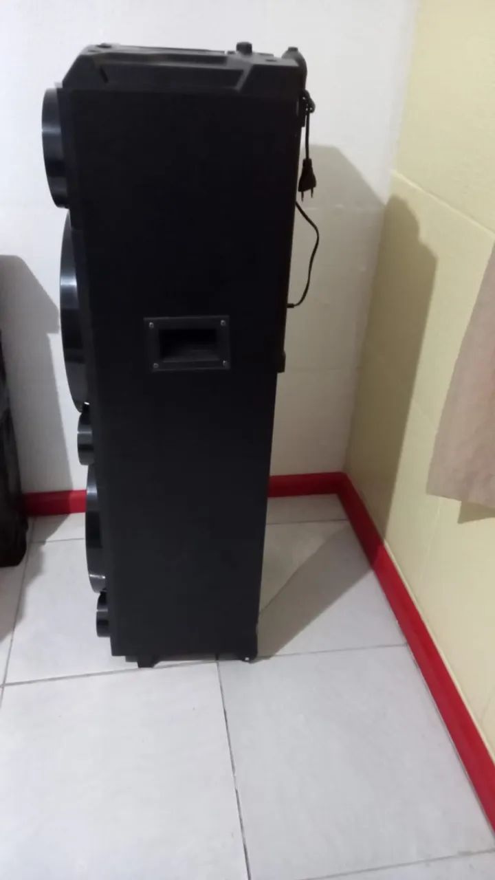 Caixa Som Amplificada 1800w Bluetooth Microfone Ct1800 Trc  - Foto 4