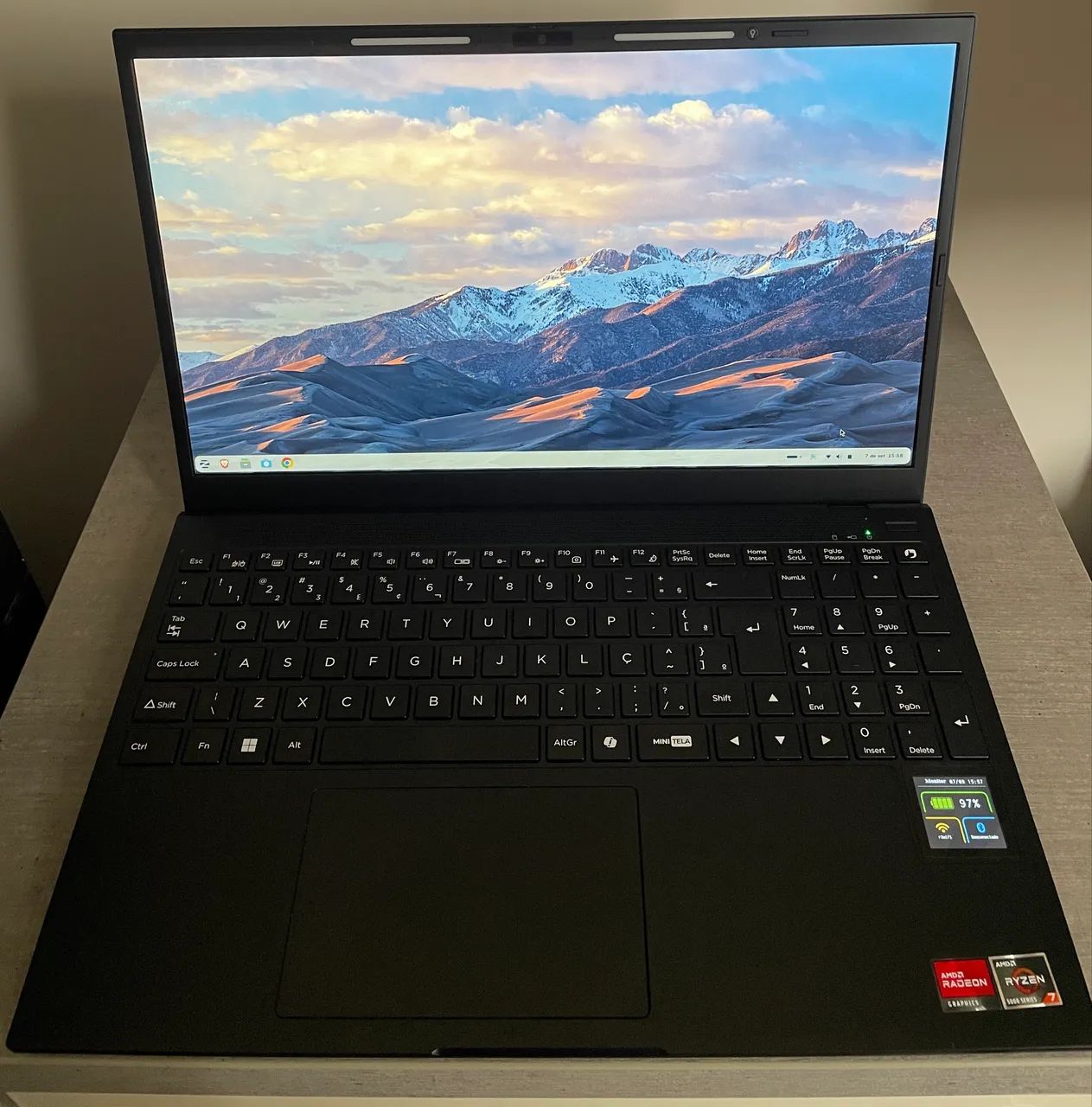 Notebook Ryzen 7, 32GB RAM 