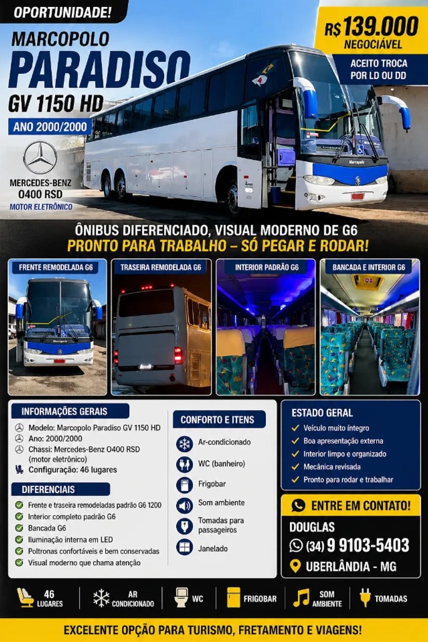 Marcopolo GV1150 HD - 2000-00 Mbb o400-RSD - Foto 2