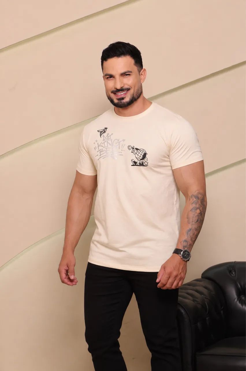 T shirt premium King Bee  - Foto 4