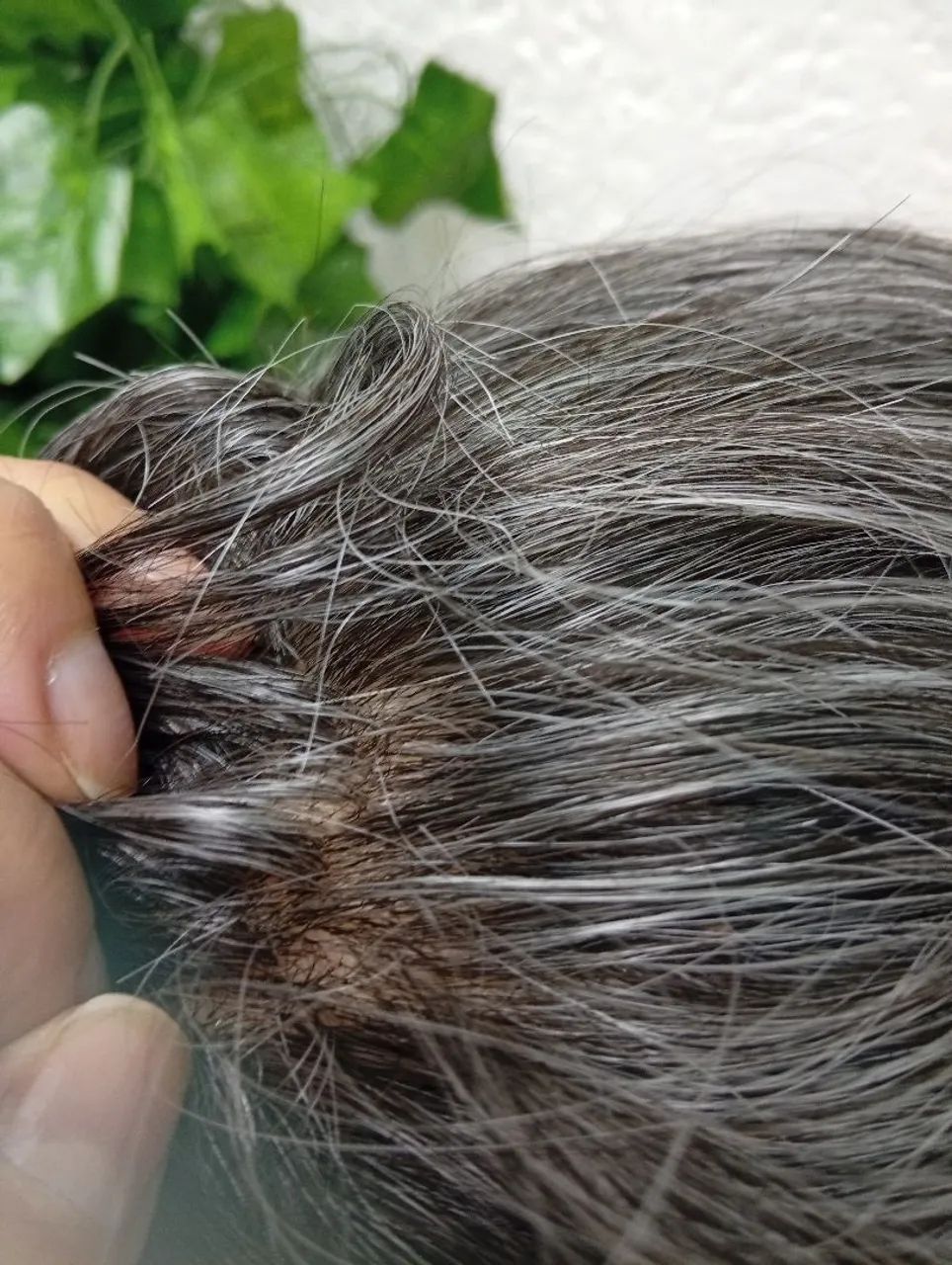 Prótese capilar masculina cabelo humano 