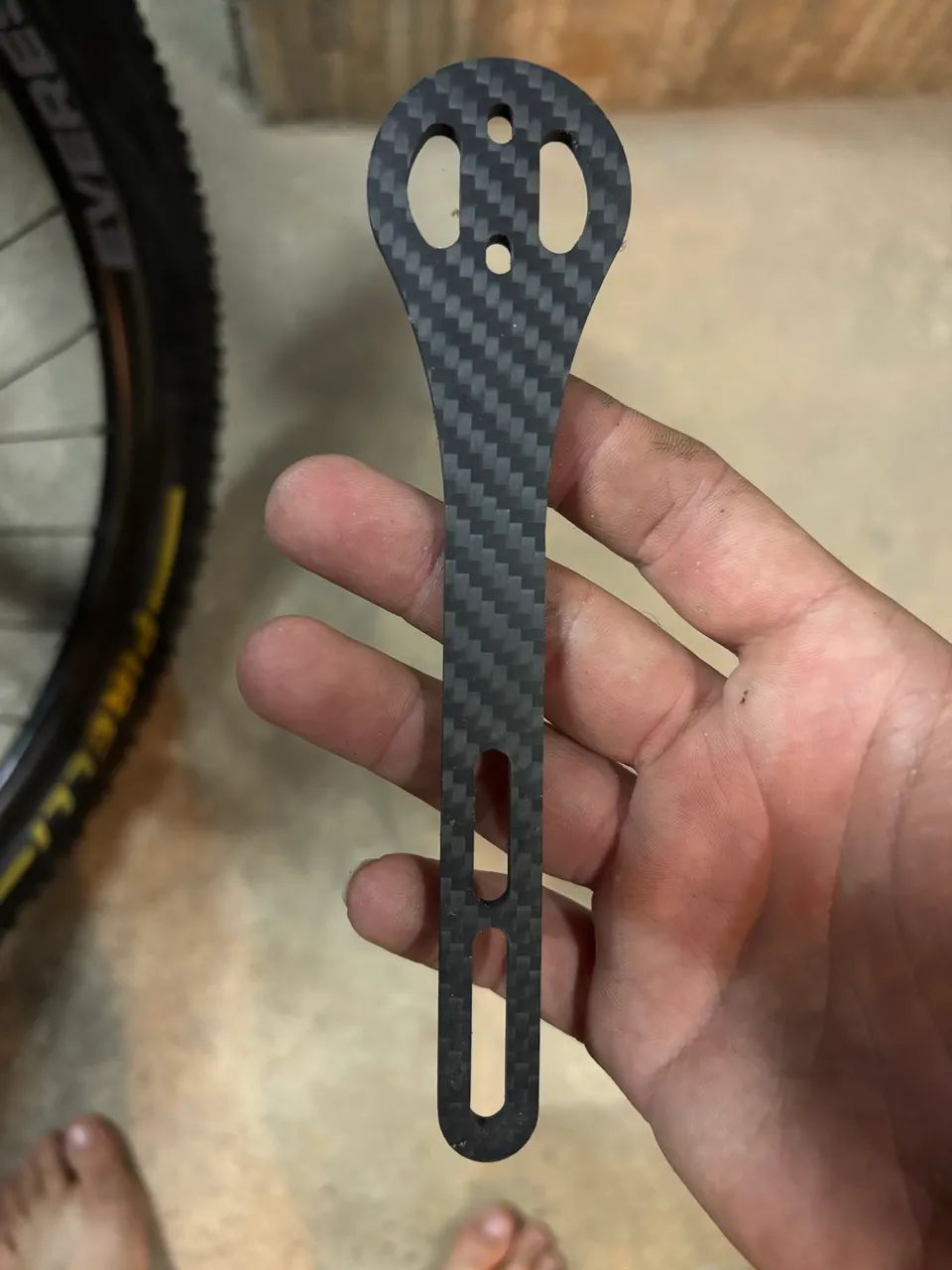 Vendo guidão de carbono integrado - Foto 4