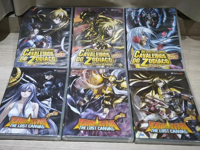 Coleção DVD's - Cavaleiros do Zodíaco: Lost Canvas (Completo e