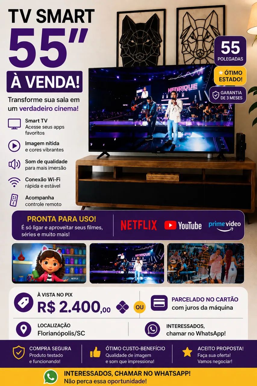 TV smart 55 - Foto 4