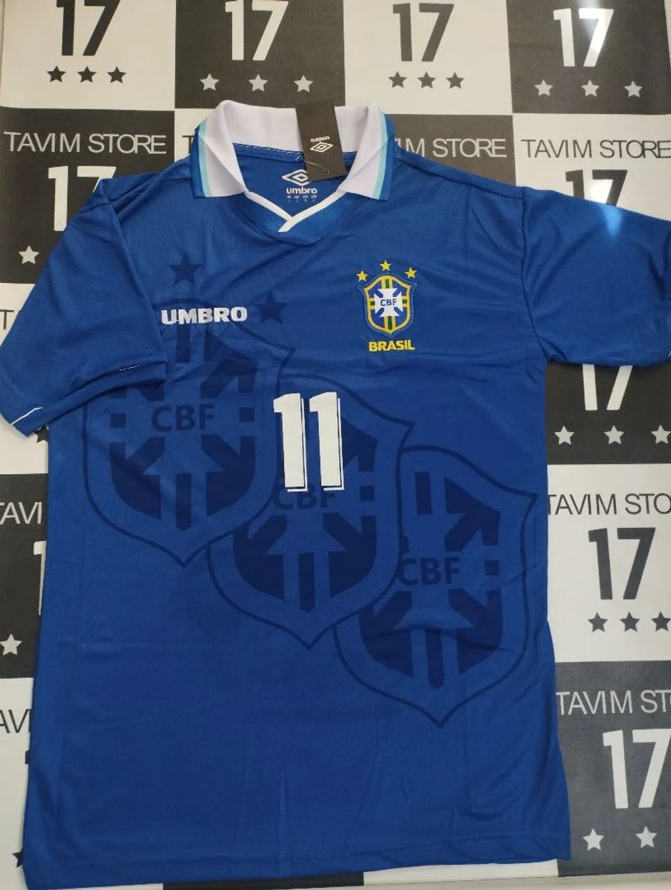 Camisa retrô da seleção brasileira 