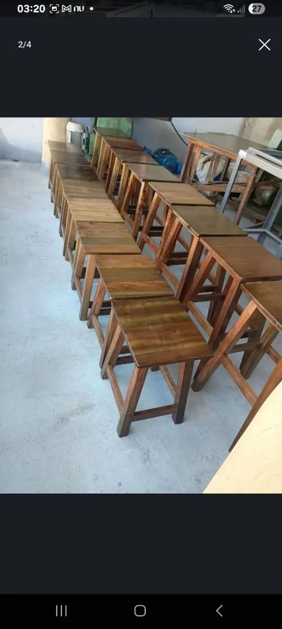 8 banquetas 