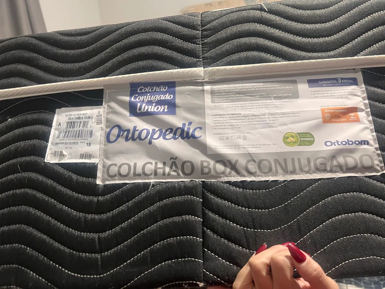 Cama box casal (acompanha colchão ) - Foto 3