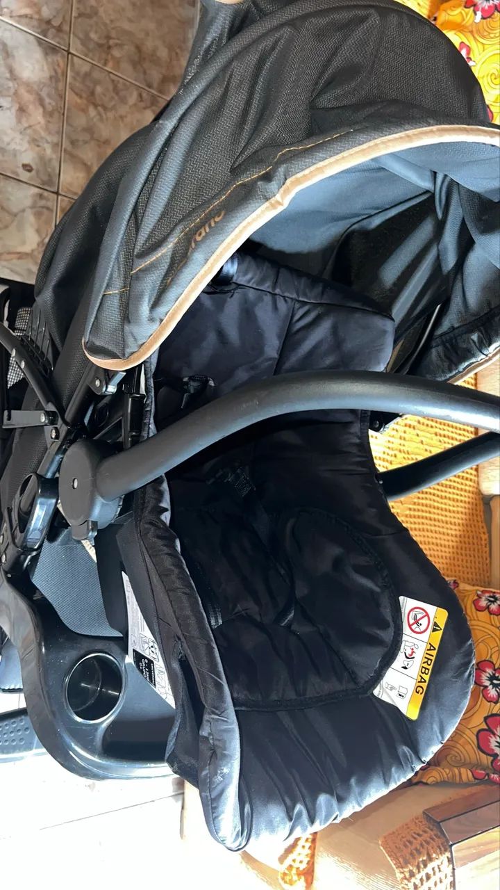 Carrinho e bebê conforto  - Foto 3