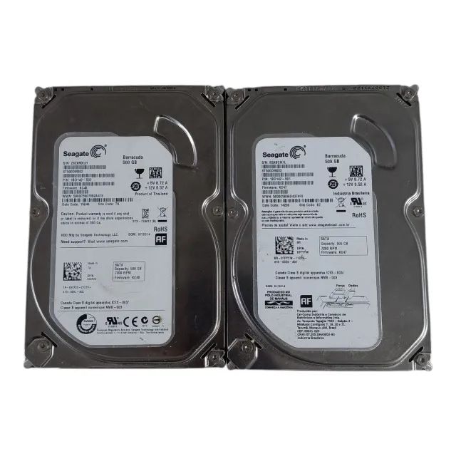  Lote de 2 HDD de 500GB no Estado