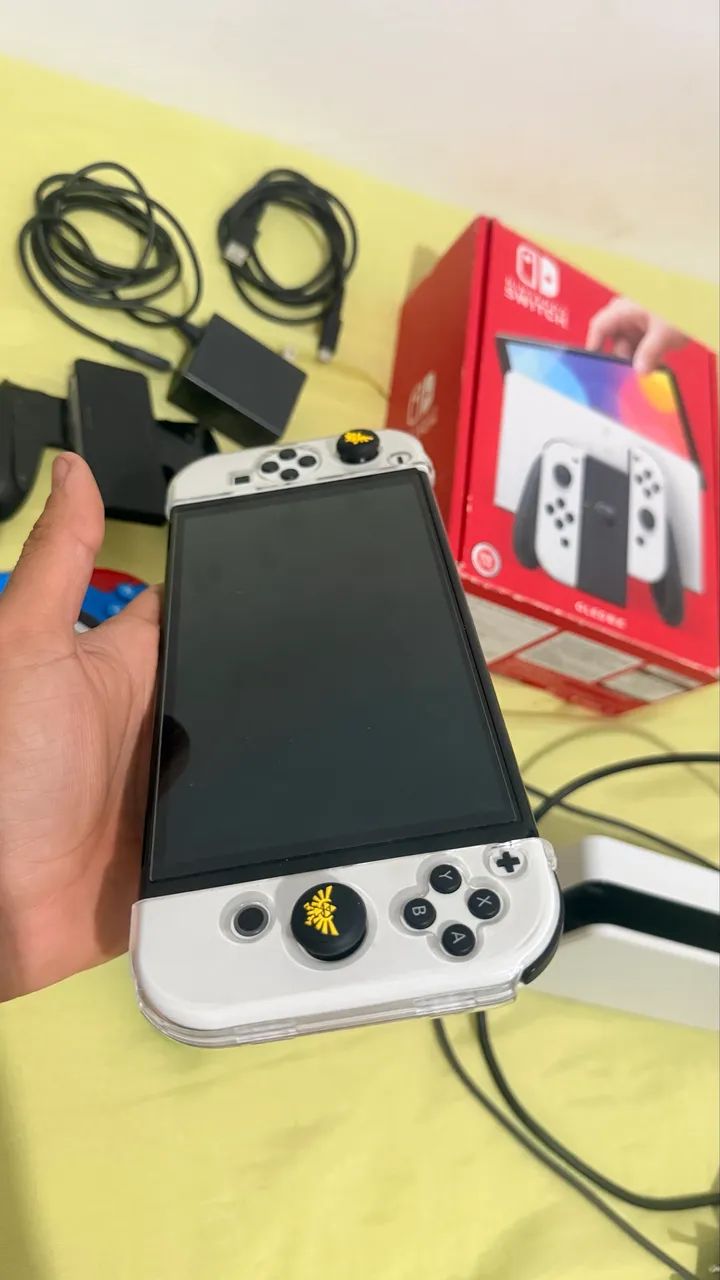 Nintendo Switch OLED Completo - Excelente Estado! - Foto 4