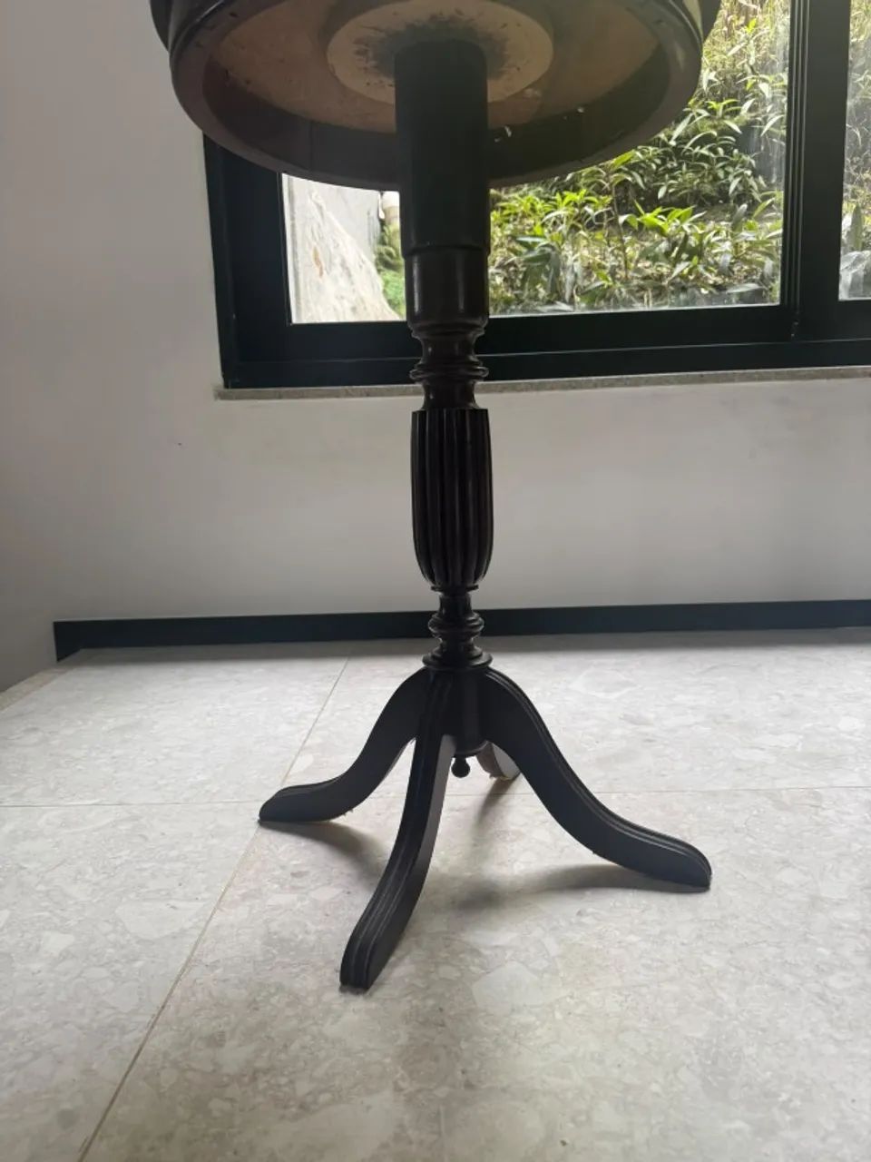 Mesa lateral (Mármore e madeira) - Foto 3