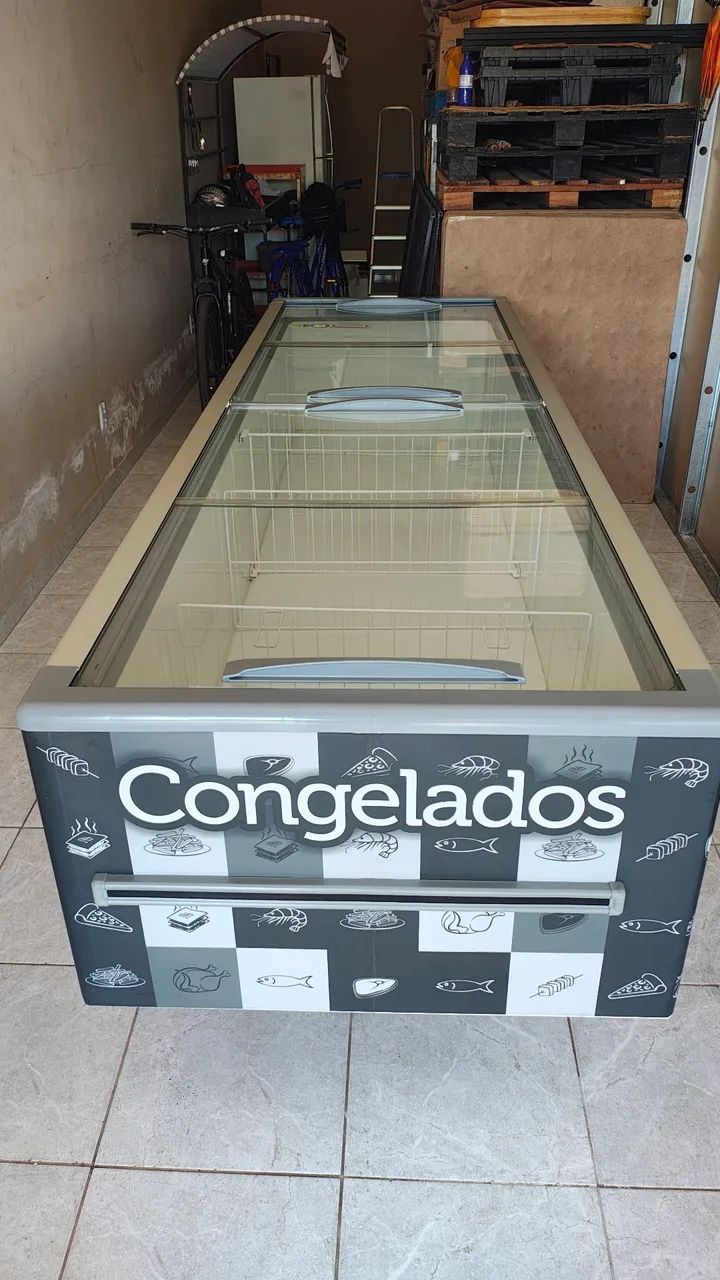 Ilha de congelados com apenas 8 meses de uso  - Foto 4