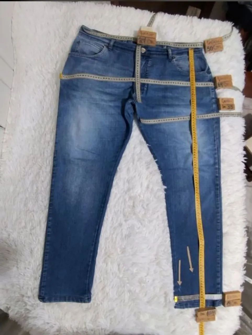 Calça Jeans Jocko's Masculina Plus Size 46 - Foto 5