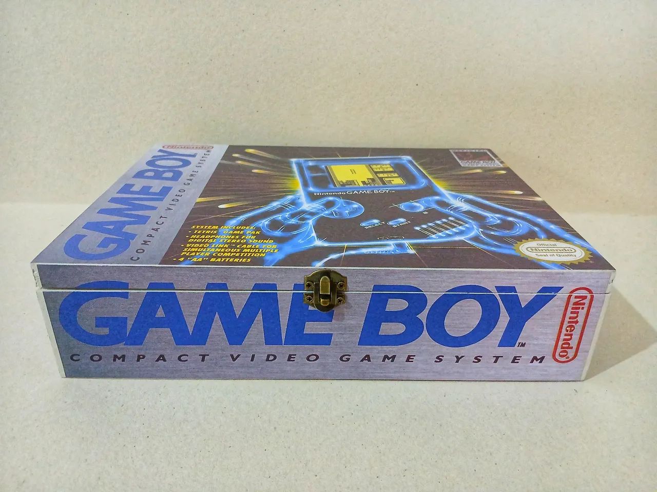 Caixa de madeira Game Boy  - Foto 2