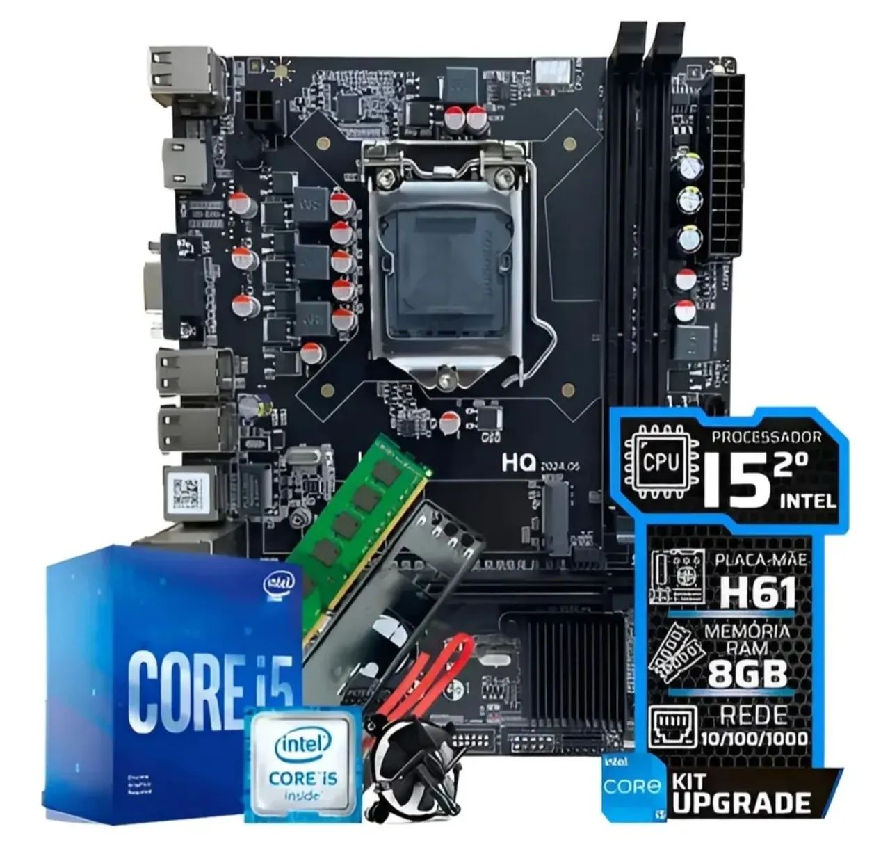 Kit i5+placa mãe+8gb