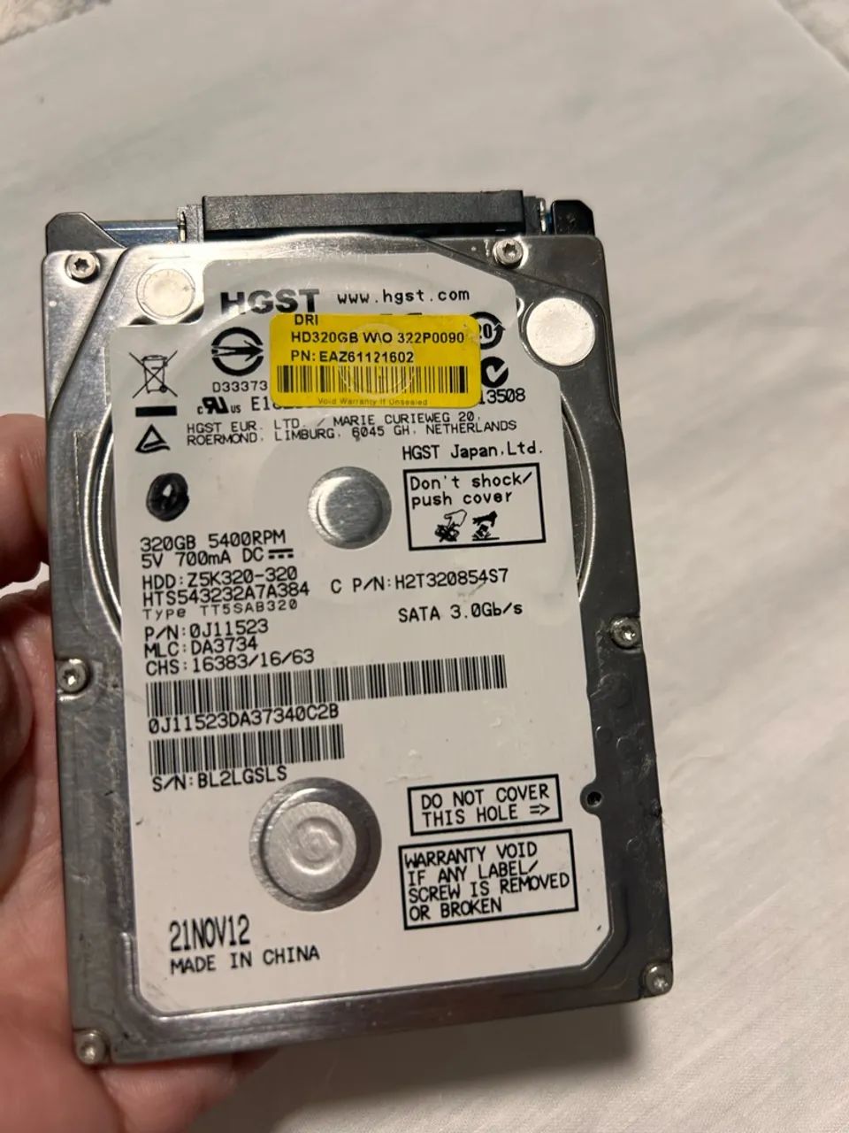 HD NOTEBOOK 320GB