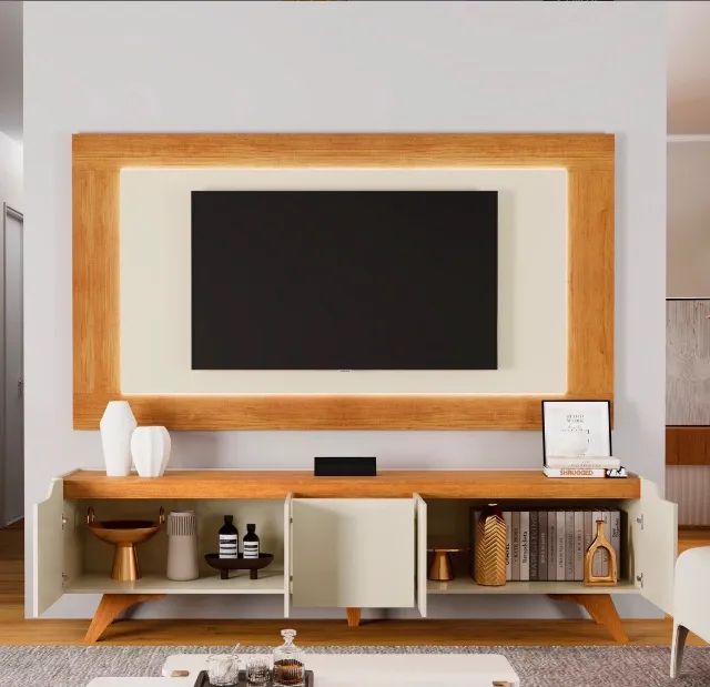 Painel com Rack Verona 220 - Foto 2